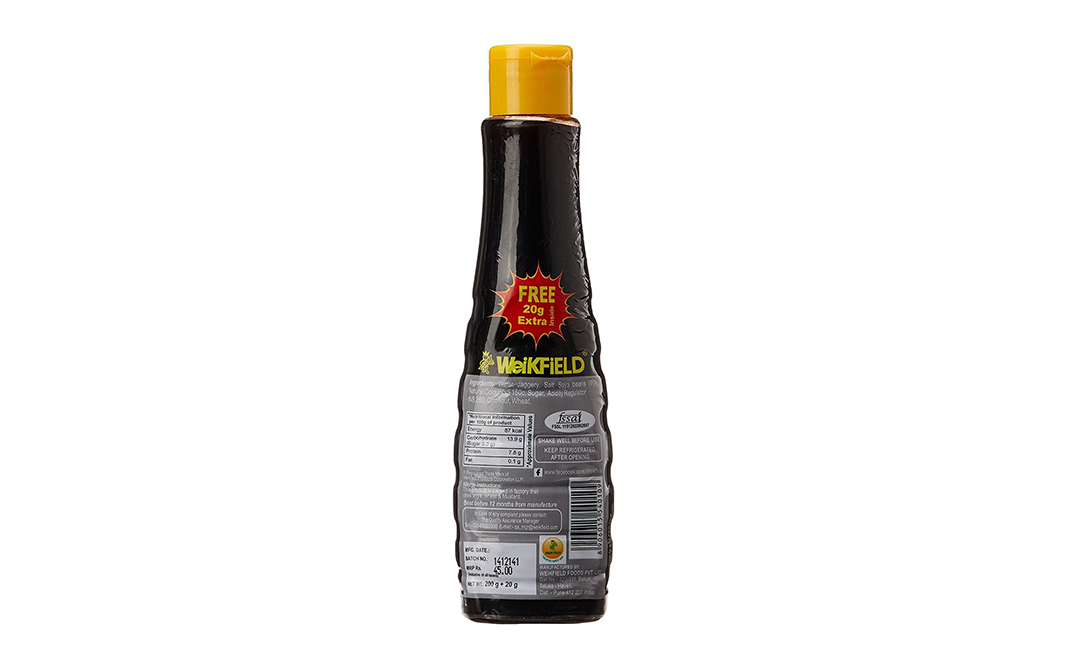 Weikfield Soya Sauce    Plastic Bottle  200 grams